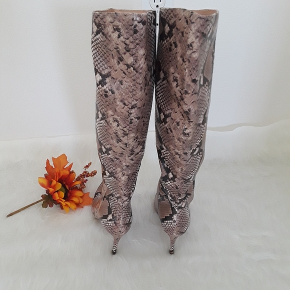Snake effect Steve Madden Kimari boots - Picture 7 of 9